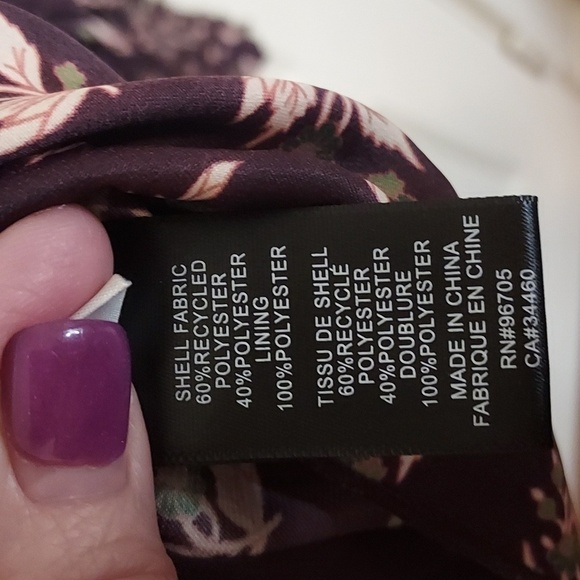 Rebecca Taylor Floral V Neck Top - Picture 12 of 12